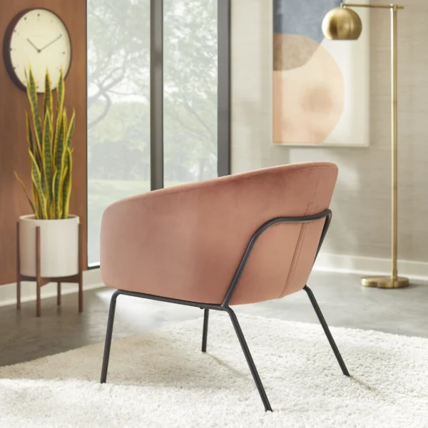 Sophie Velvet Accent Chair - Image 2
