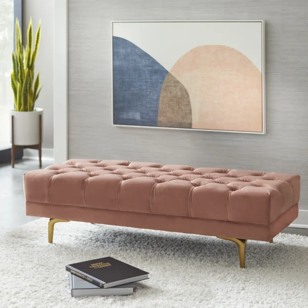 Louise Tufted Bench/Ottoman