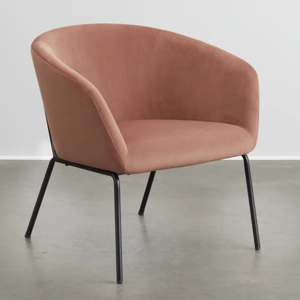 Sophie Velvet Accent Chair - Image 3